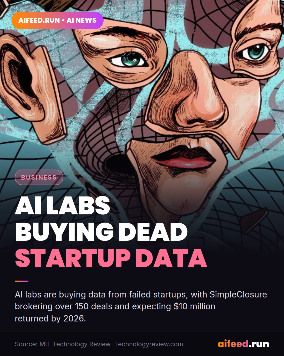 AI labs are buying data from dead startups to train their models