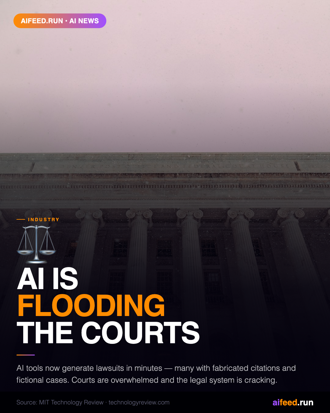 AI Is Flooding Courts With Fake Lawsuits — and the Legal System Is Cracking
