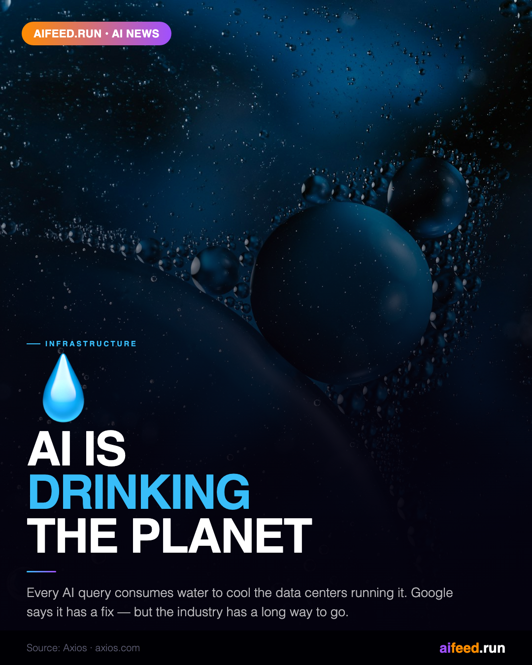 AI Has a Water Problem. Google Thinks It Has a Fix.