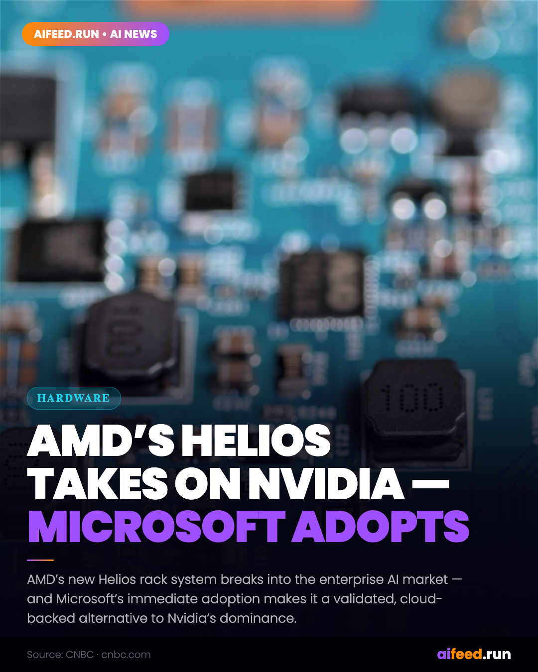 AMD's Helios Breaks Into Enterprise AI — and Microsoft Is an Early Customer
