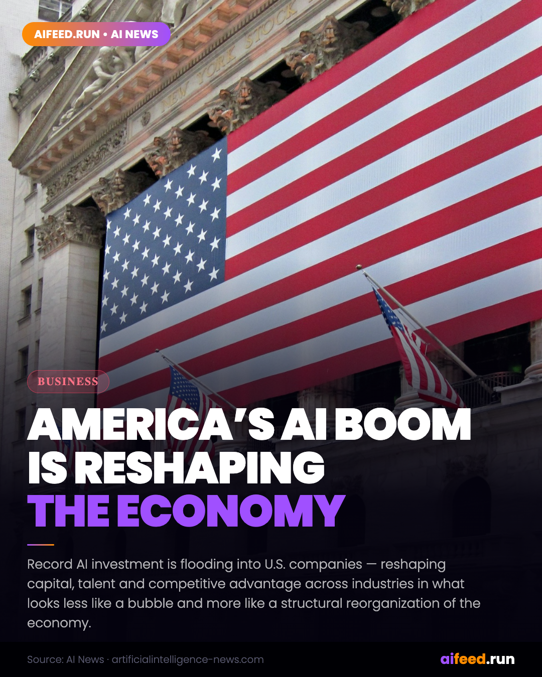 America's AI Investment Boom Is Reshaping the Economy