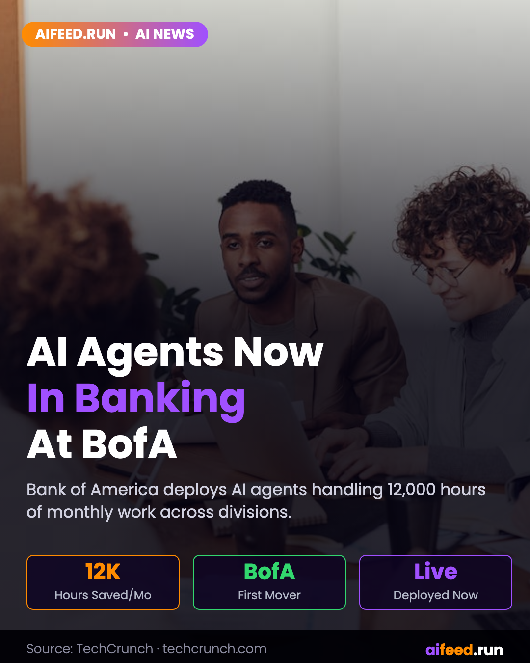 AI agents enter banking roles at Bank of America