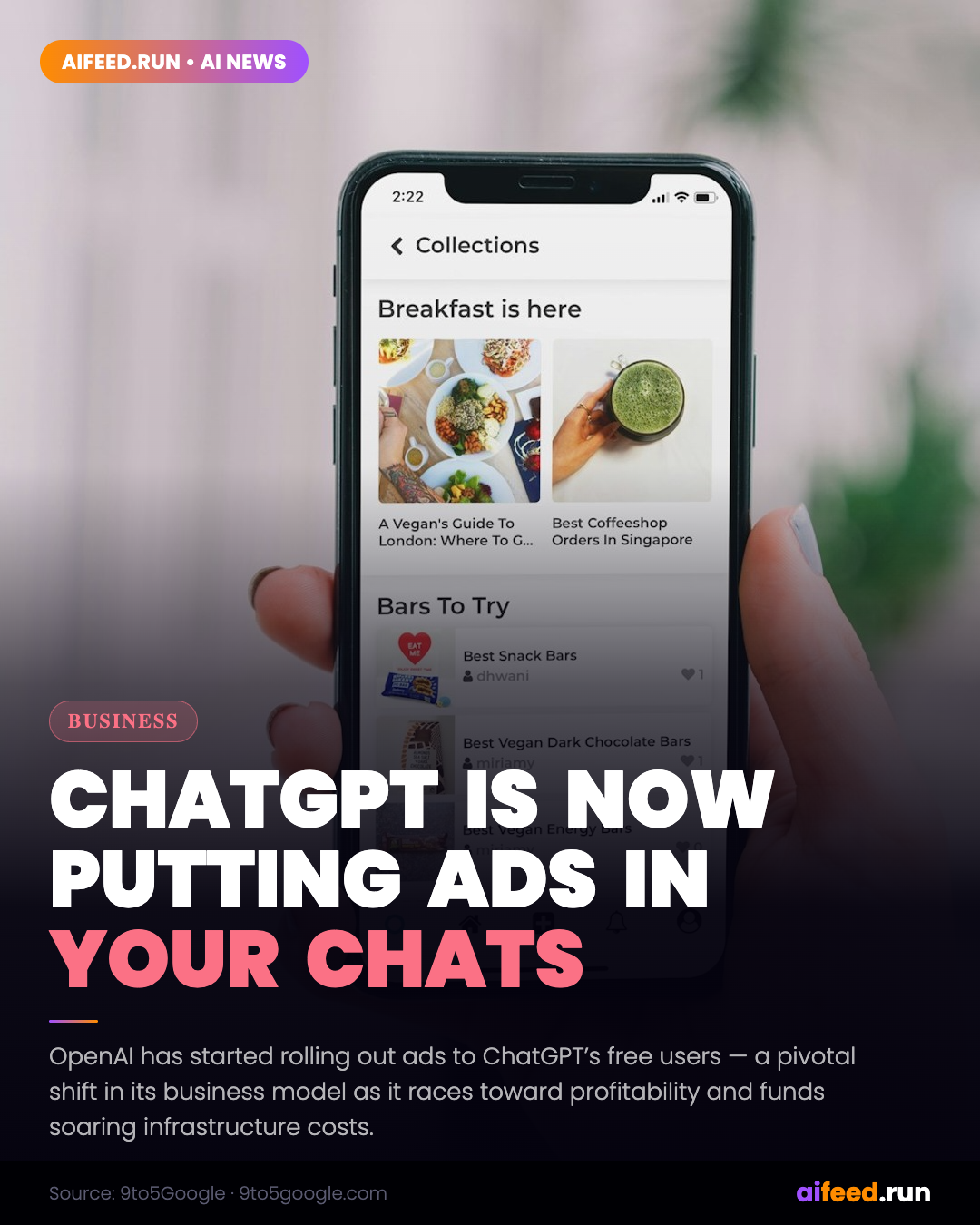 ChatGPT Is Now Putting Ads in Your Chats