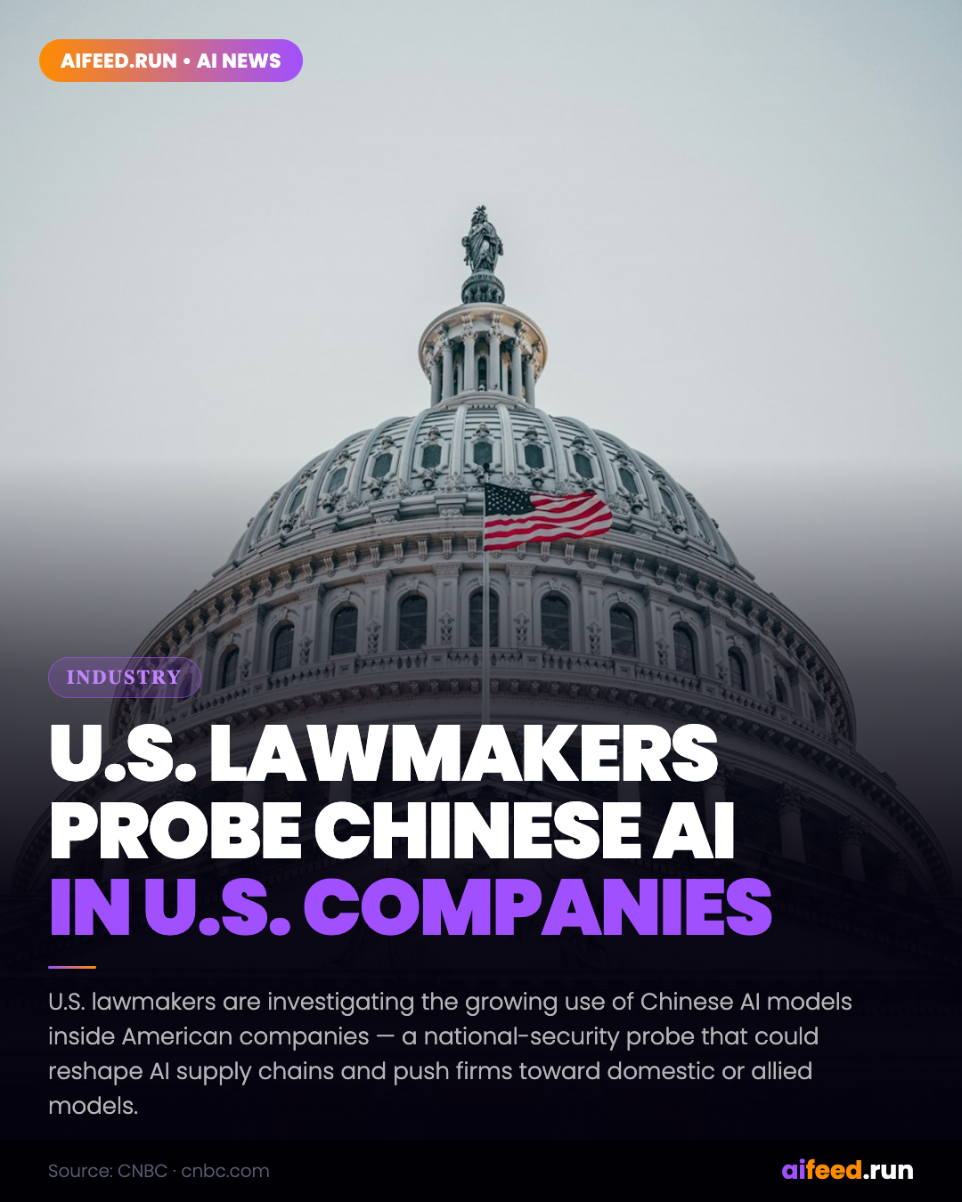 U.S. Lawmakers Probe Growing Use of Chinese AI Models in American Companies