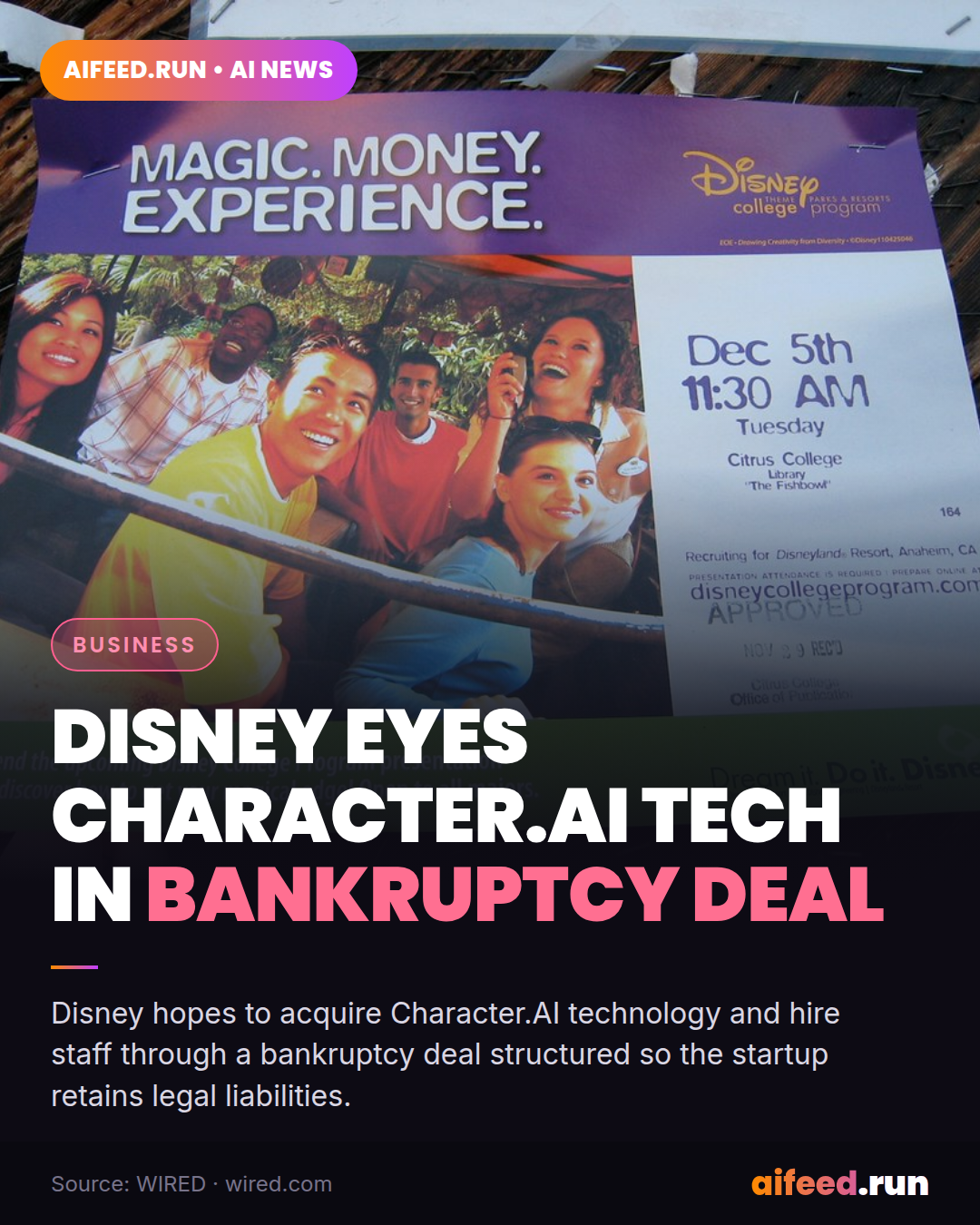 Disney Asked Character.AI to Go Bankrupt for a Get-Out-of-Lawsuits Card