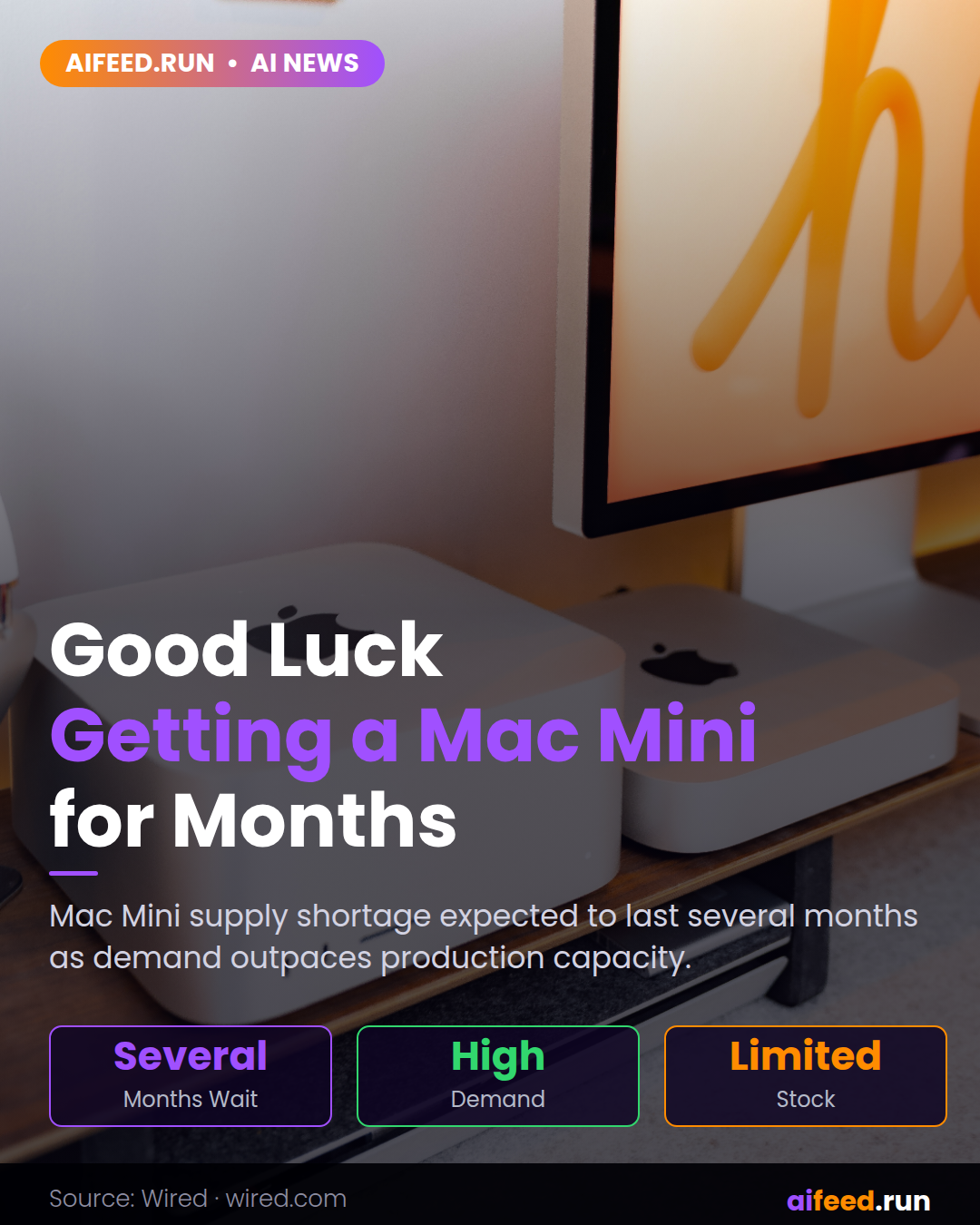 Good Luck Getting a Mac Mini for the Next ‘Several Months’