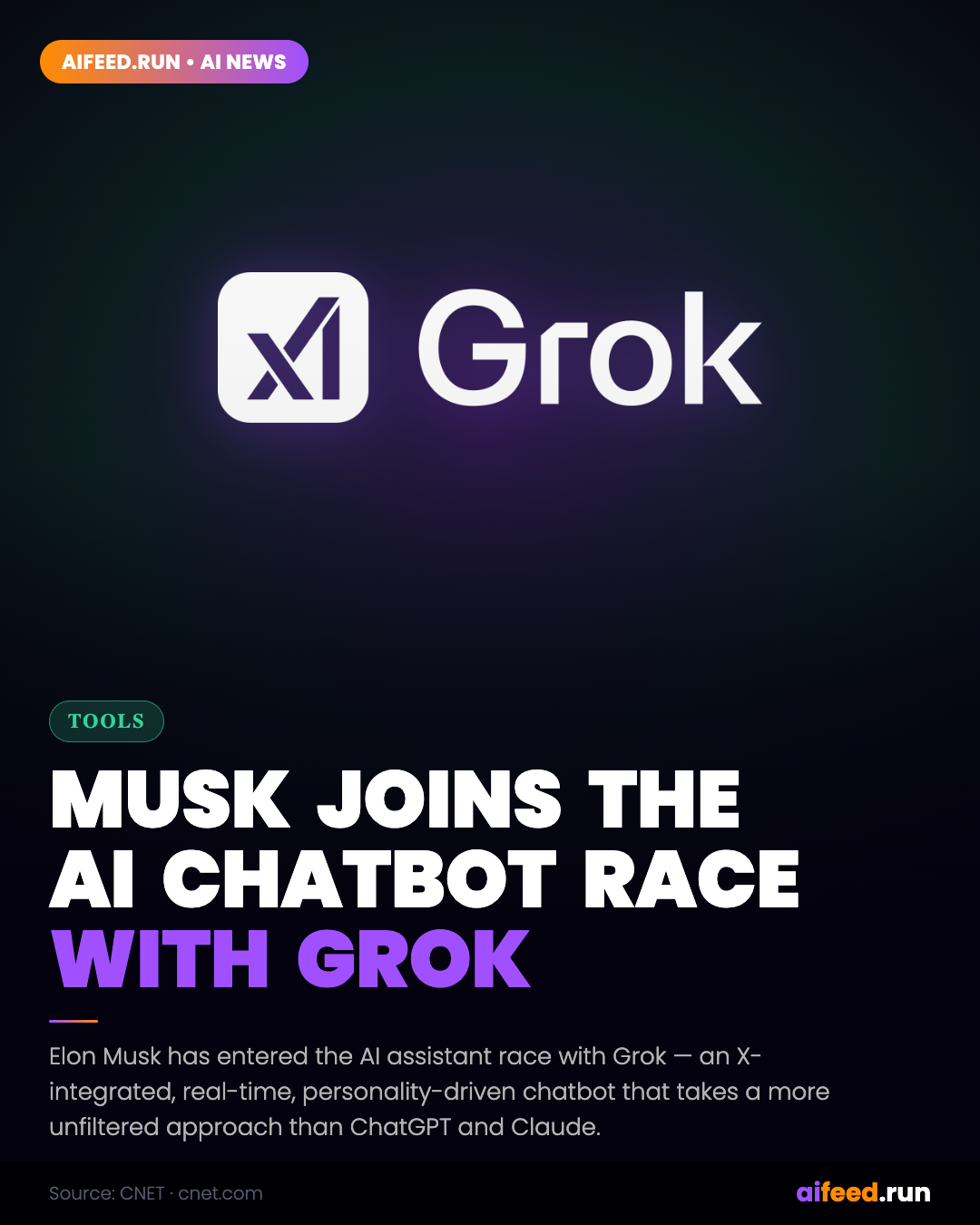 Elon Musk Enters the AI Chatbot Race With Grok
