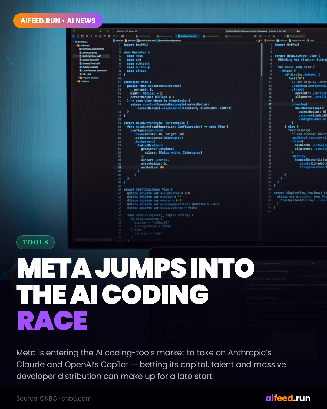 Meta Jumps Into the AI Coding Market to Chase Anthropic and OpenAI