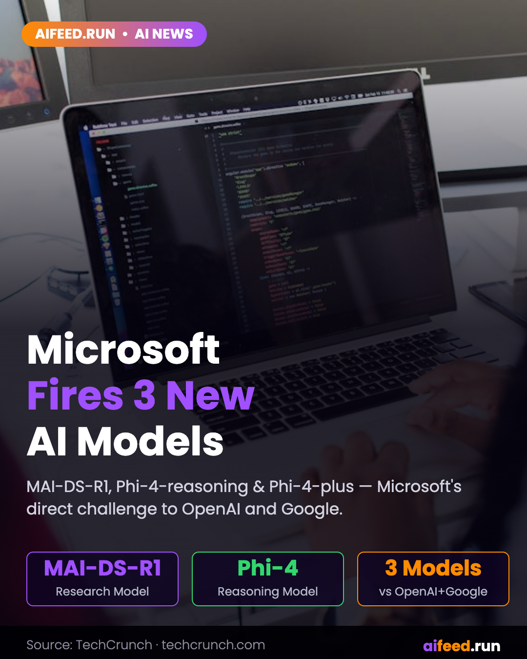 Microsoft launches 3 new AI models in direct shot at OpenAI and Google