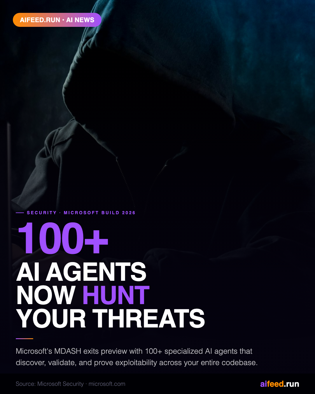 Microsoft's MDASH Exits Preview with 100+ Specialized Threat-Hunting AI Agents