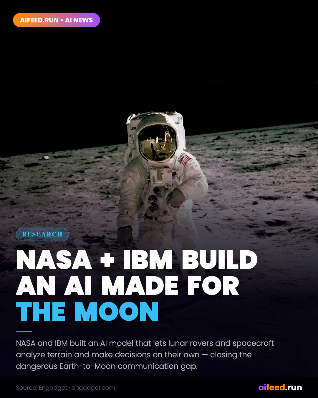 NASA and IBM Build an AI Model Made for the Moon
