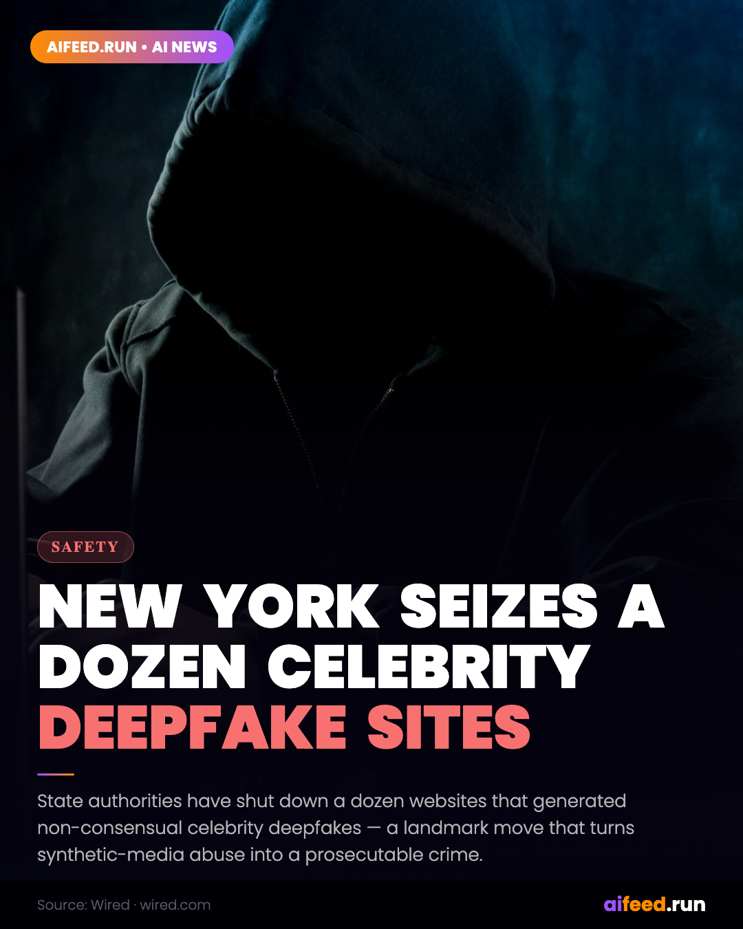 New York Seizes a Dozen Celebrity Deepfake Websites