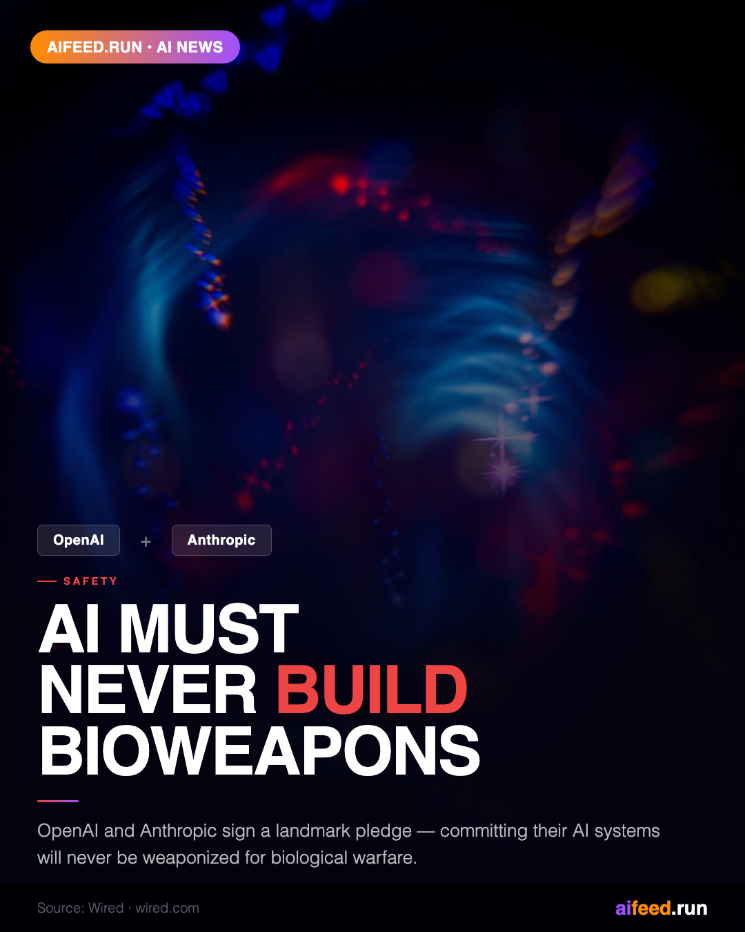 OpenAI and Anthropic Sign Landmark Pledge: AI Will Never Build Bioweapons