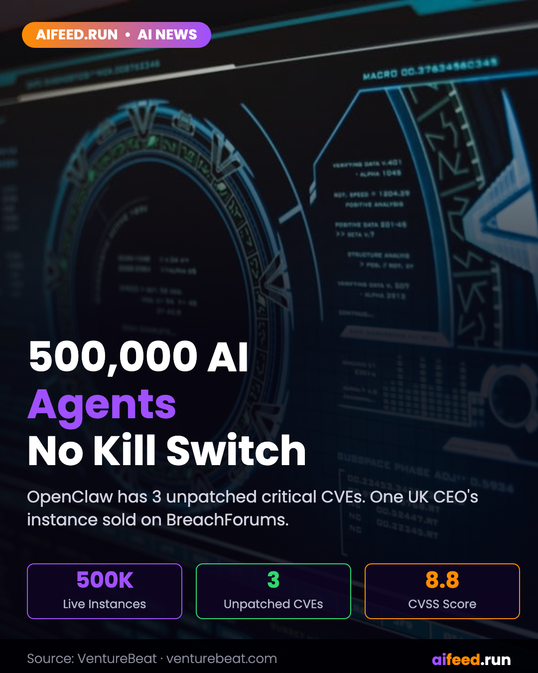 OpenClaw has 500,000 instances and no enterprise kill switch