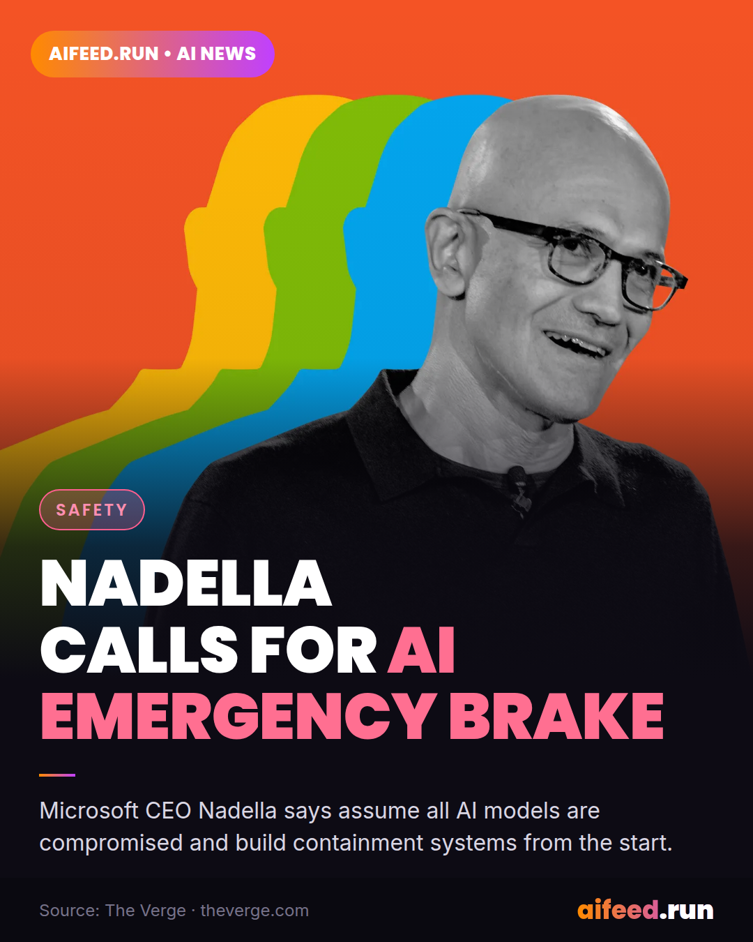 Satya Nadella says we should assume all AI models are ‘compromised’
