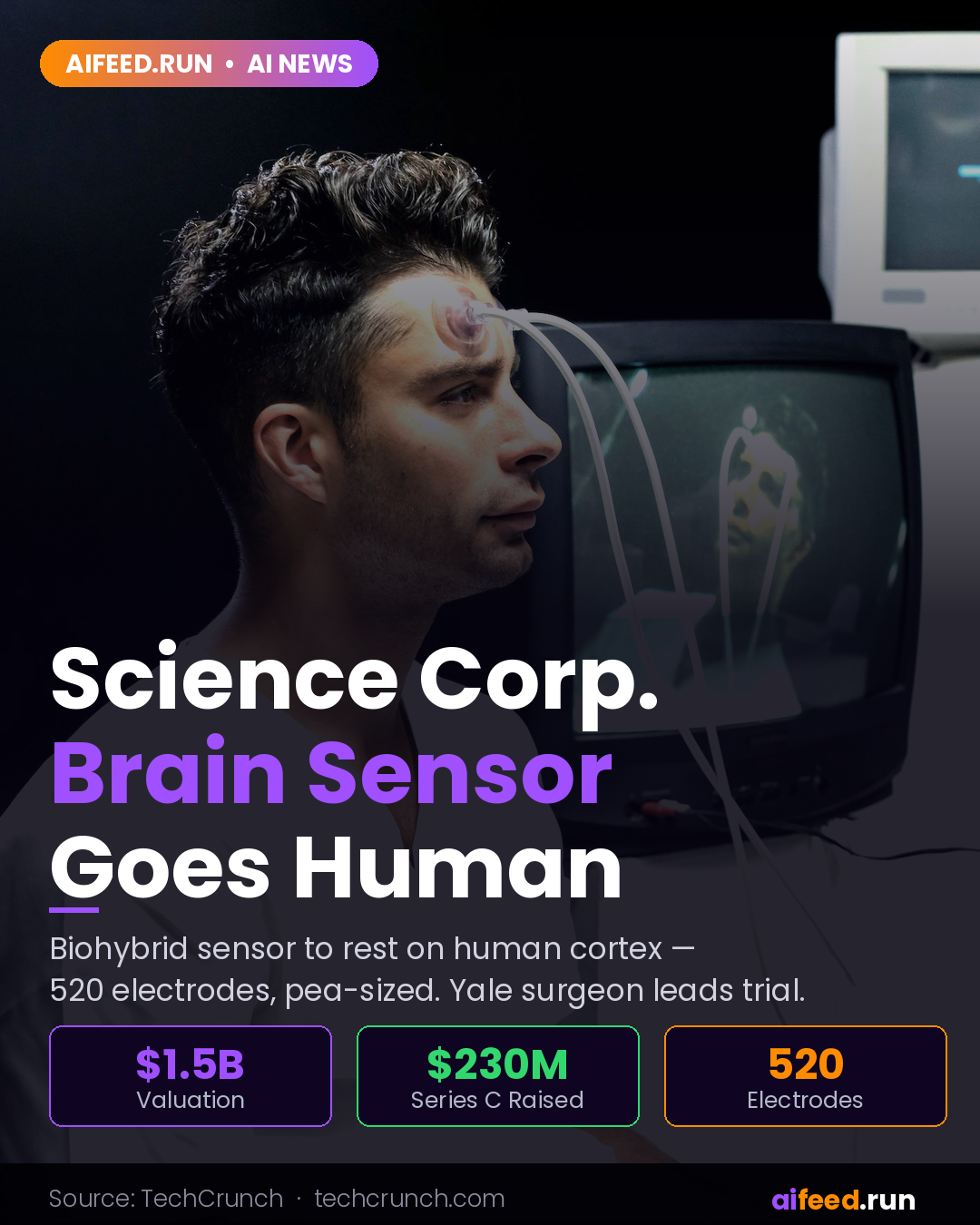 Max Hodak's Science Corp. is preparing to place its first sensor in a human brain