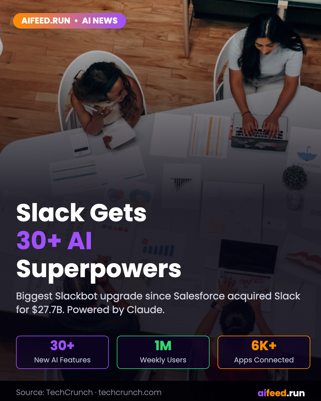 Slack adds 30 AI features to Slackbot, its most ambitious update since the Salesforce acquisition