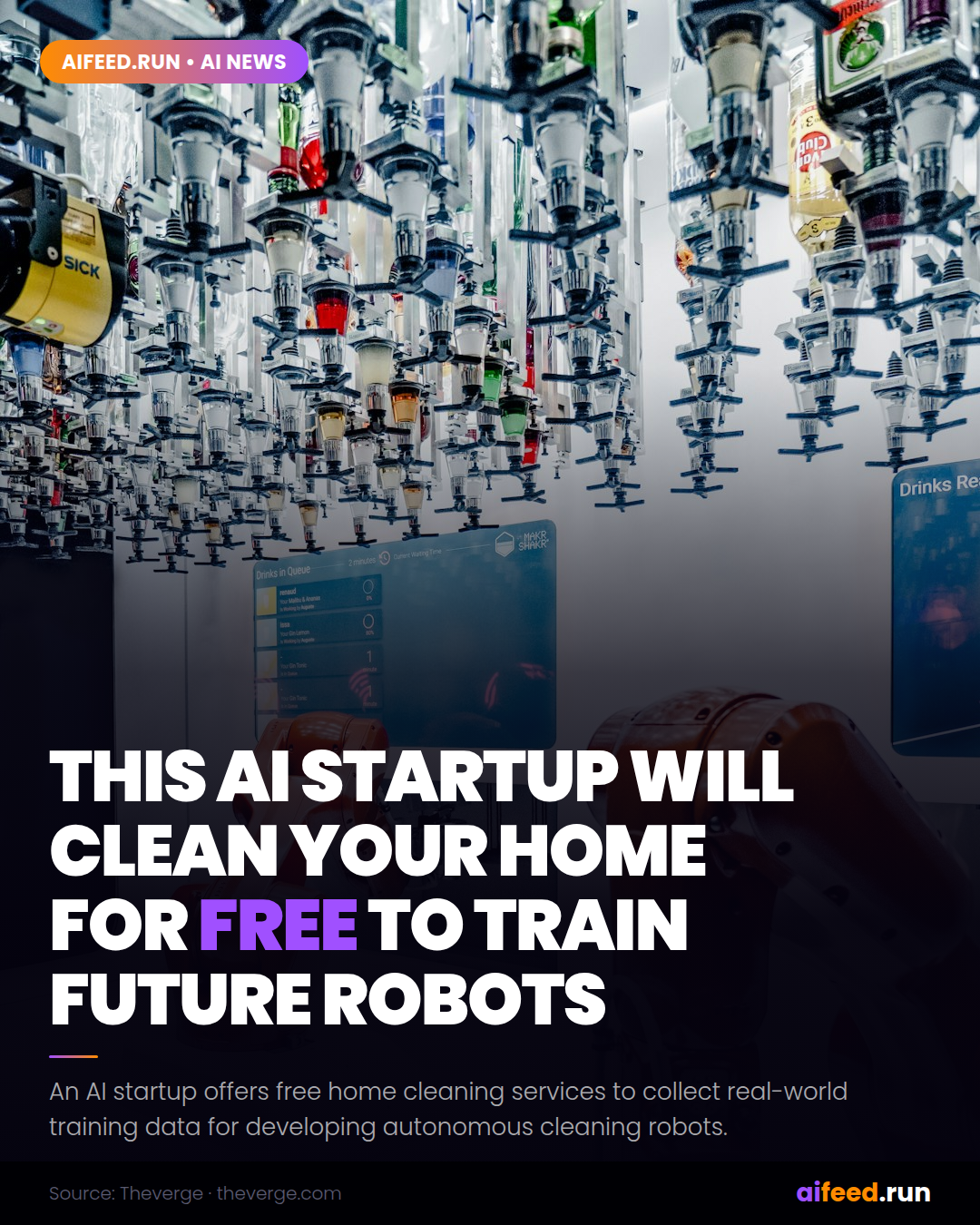 This AI startup will clean your home for free to train future robots